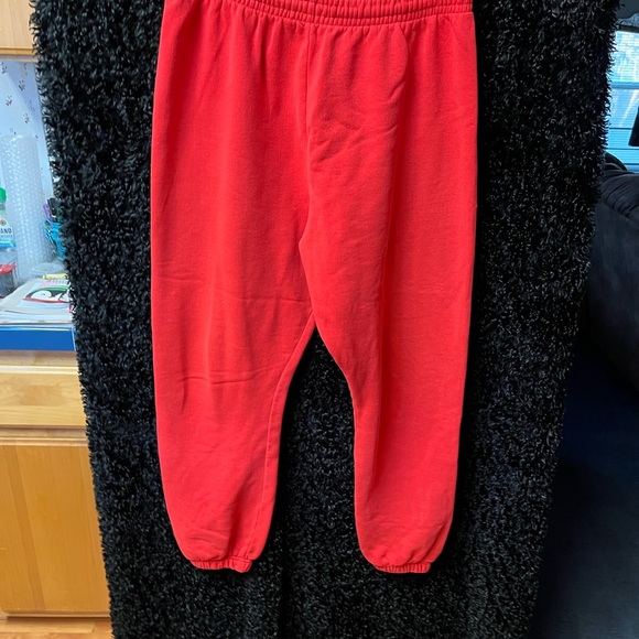 Mens Xl Reddish Orange sweats - Picture 3 of 4